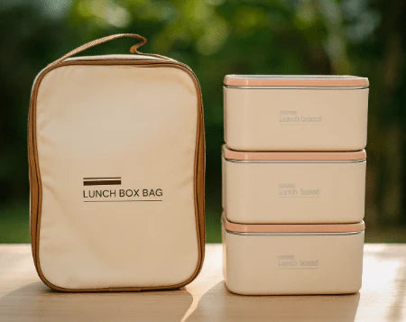 Lunch Box Set with Insulated Carry Bag Ⓢ