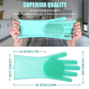 Silicone Cleaning Gloves